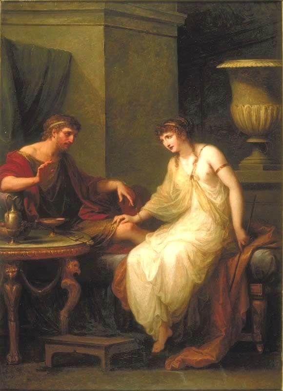 Angelika Kauffmann - Circe avanza verso Ulisse